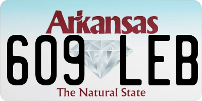 AR license plate 609LEB
