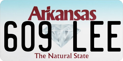 AR license plate 609LEE