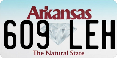 AR license plate 609LEH