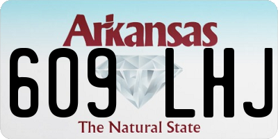 AR license plate 609LHJ