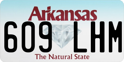AR license plate 609LHM