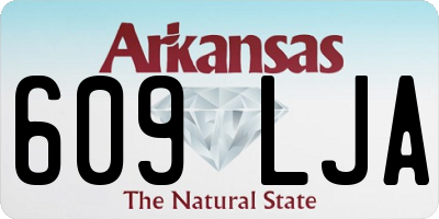 AR license plate 609LJA