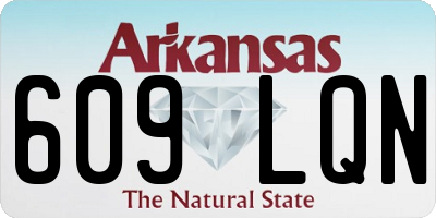 AR license plate 609LQN
