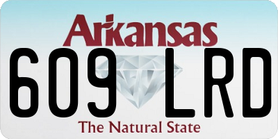 AR license plate 609LRD