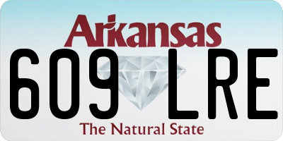 AR license plate 609LRE