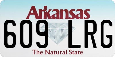 AR license plate 609LRG