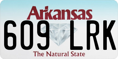 AR license plate 609LRK