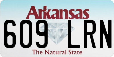 AR license plate 609LRN