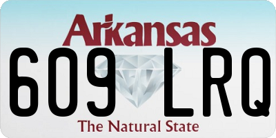 AR license plate 609LRQ