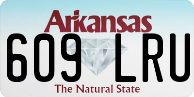 AR license plate 609LRU