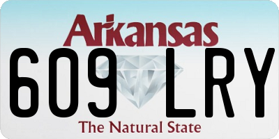 AR license plate 609LRY