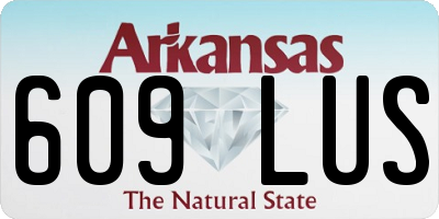 AR license plate 609LUS