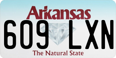 AR license plate 609LXN