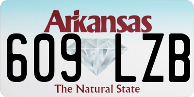 AR license plate 609LZB