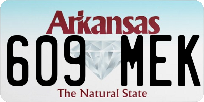 AR license plate 609MEK