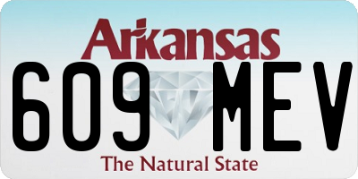 AR license plate 609MEV