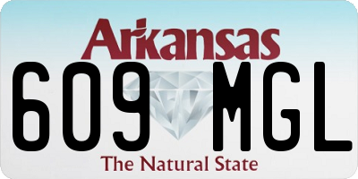 AR license plate 609MGL