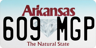 AR license plate 609MGP