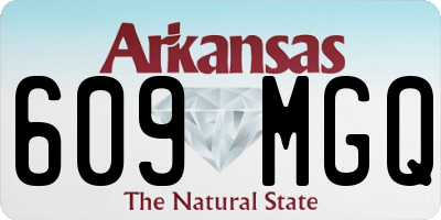 AR license plate 609MGQ