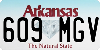 AR license plate 609MGV