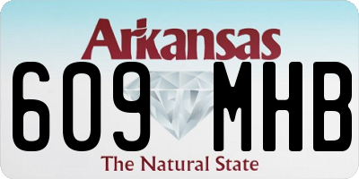 AR license plate 609MHB