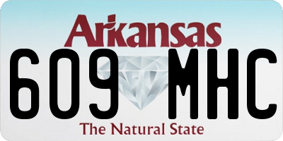 AR license plate 609MHC