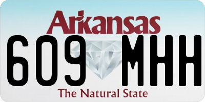 AR license plate 609MHH