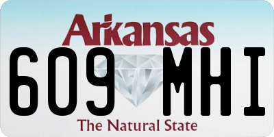 AR license plate 609MHI