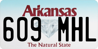 AR license plate 609MHL
