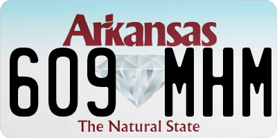 AR license plate 609MHM