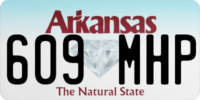 AR license plate 609MHP