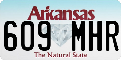 AR license plate 609MHR