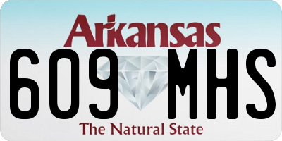 AR license plate 609MHS