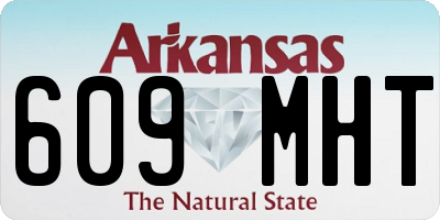 AR license plate 609MHT