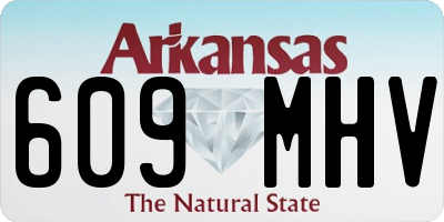 AR license plate 609MHV