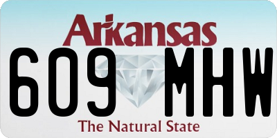 AR license plate 609MHW