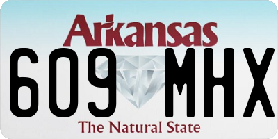 AR license plate 609MHX
