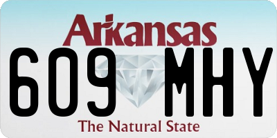 AR license plate 609MHY