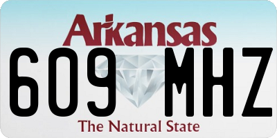 AR license plate 609MHZ