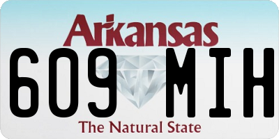 AR license plate 609MIH