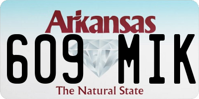 AR license plate 609MIK