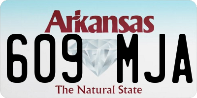 AR license plate 609MJA