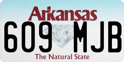 AR license plate 609MJB