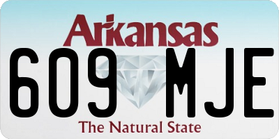 AR license plate 609MJE