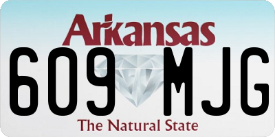 AR license plate 609MJG