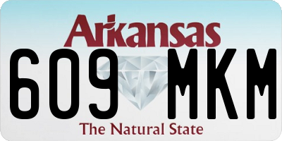 AR license plate 609MKM