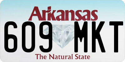 AR license plate 609MKT
