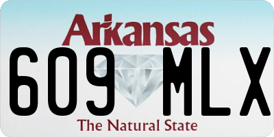 AR license plate 609MLX