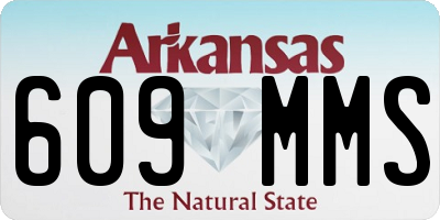 AR license plate 609MMS