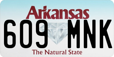 AR license plate 609MNK